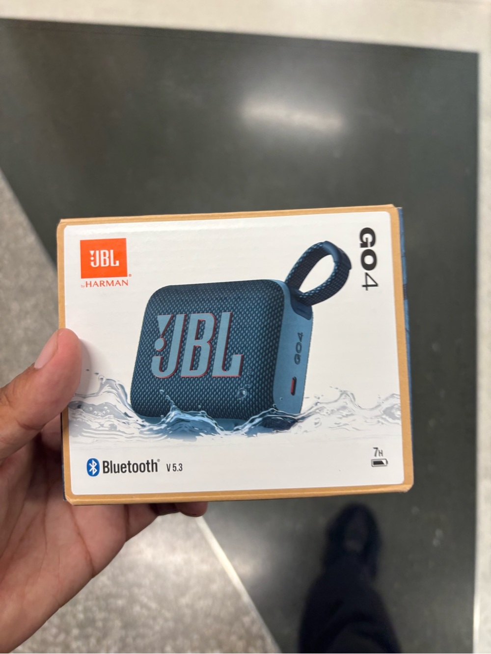 JBL Go 4 Portable Bluetooth Speaker - Navy Blue